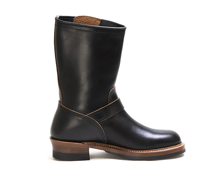 LK-003 Wabash Engineer Boots Horween CXL Black