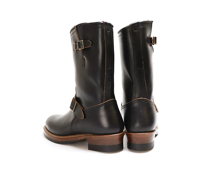 LK-003 Wabash Engineer Boots Horween CXL Black
