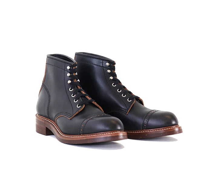 LK-014 Combat Boot Horween CXL Black