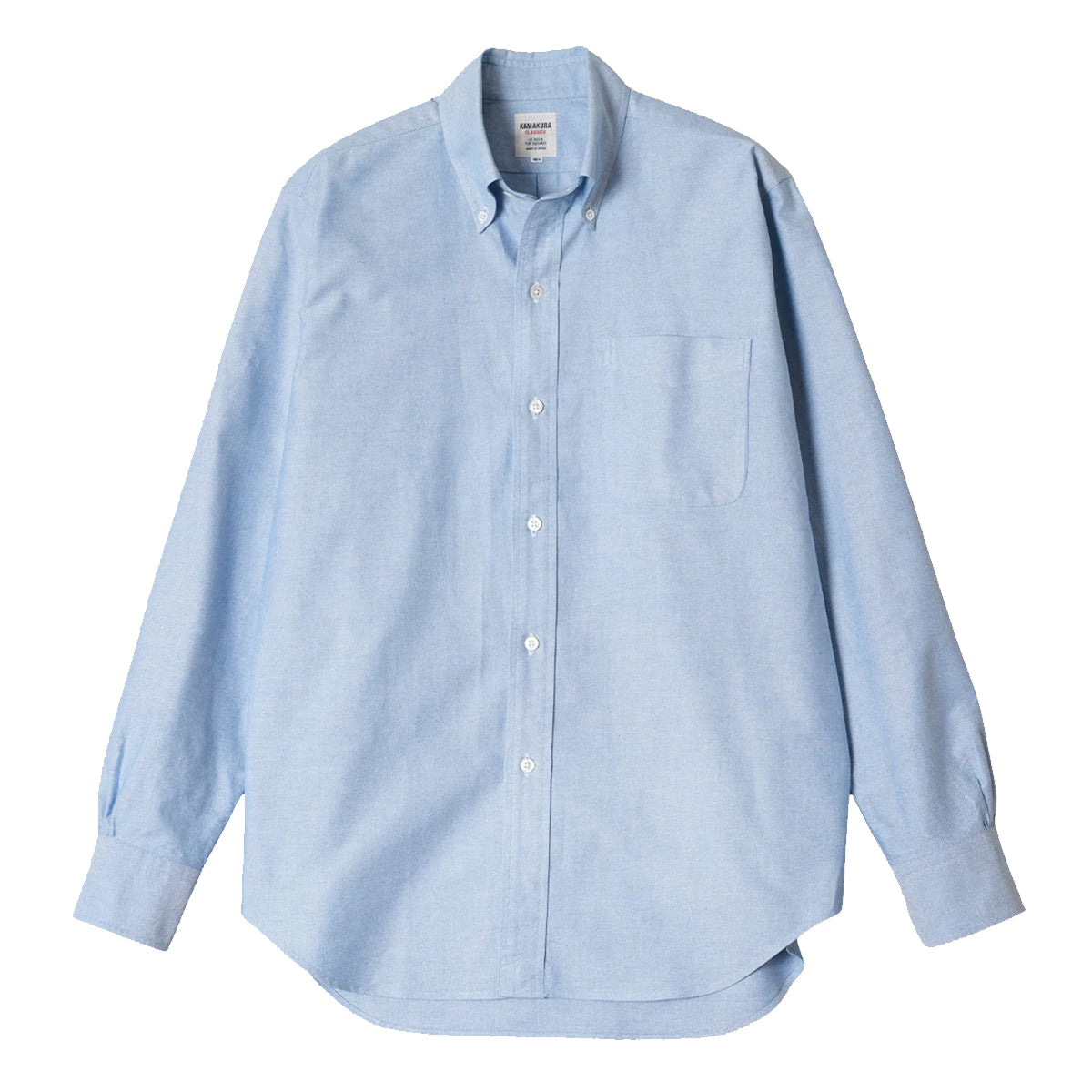 Kamakura Shirt Ametora Button-Down Selvedge Oxford Shirt Blue