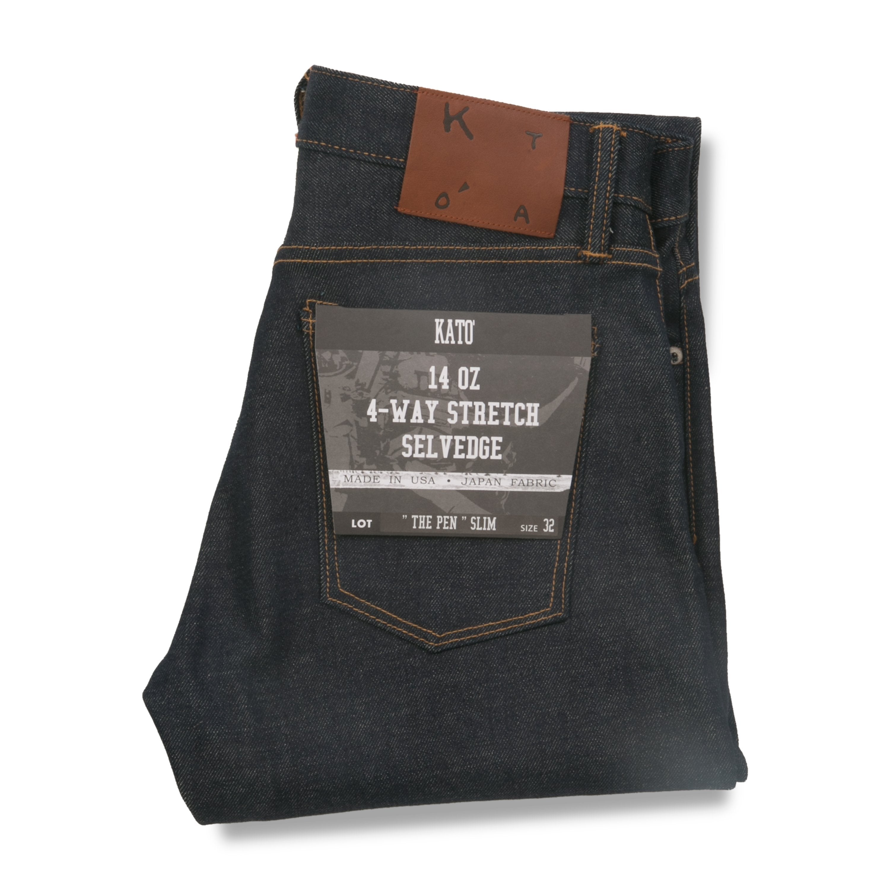 The Pen 14oz Raw Indigo Selvedge Denim