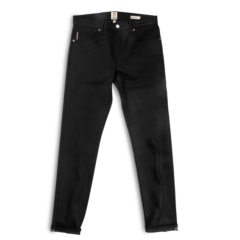 The Pen 14oz Black Raw Selvedge Denim