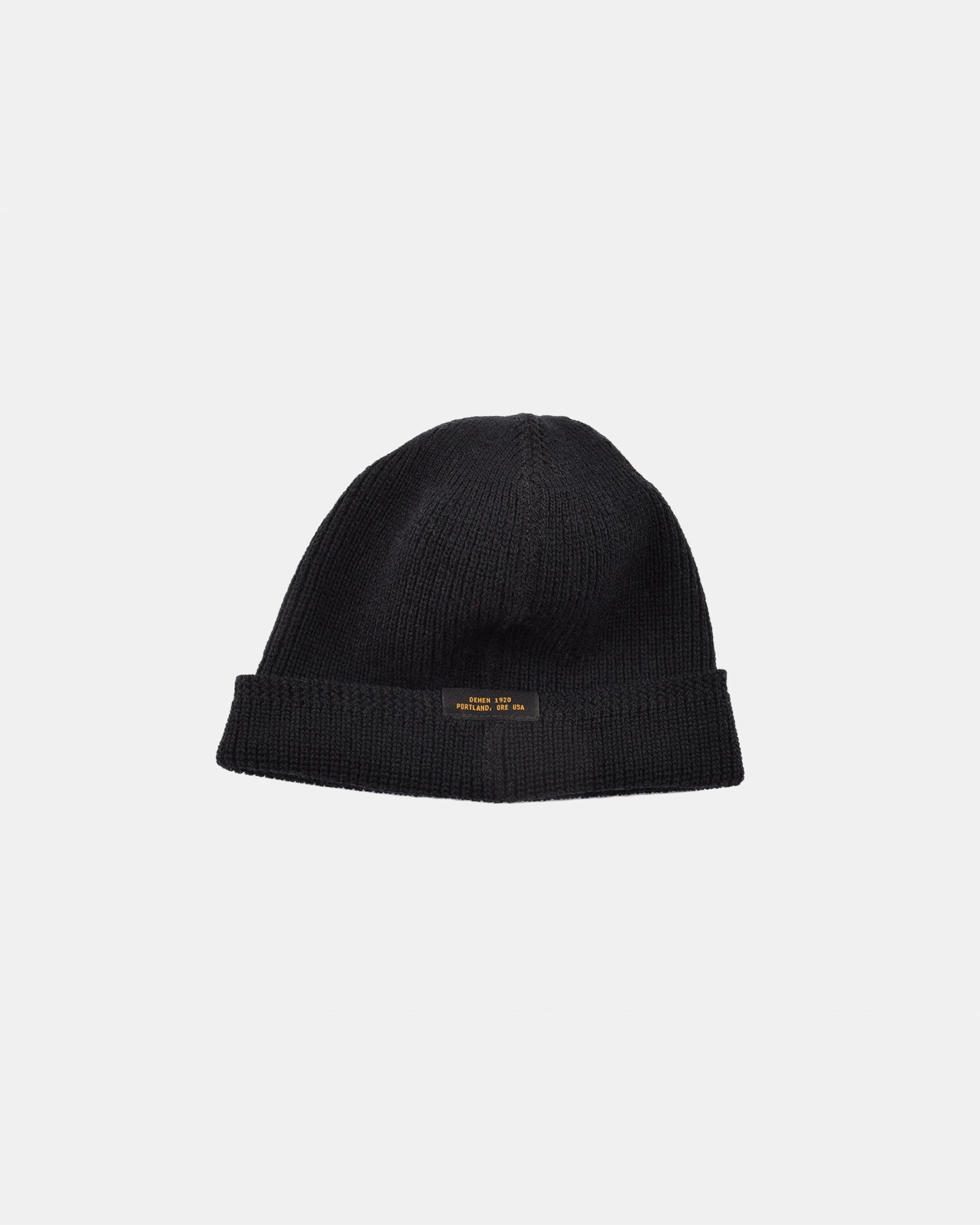 Wool Watch Cap Black