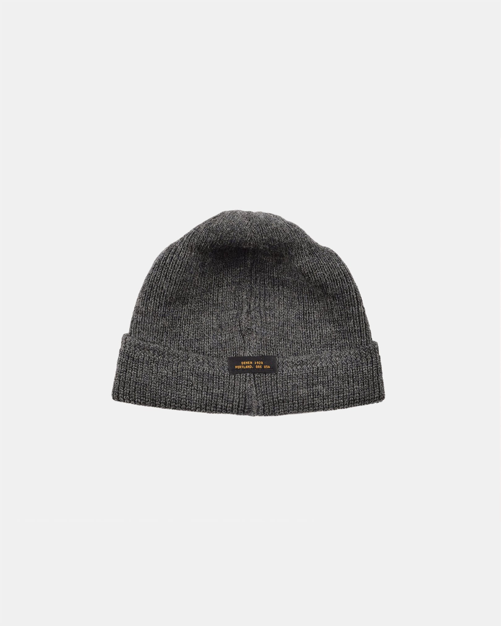 Wool Watch Cap Charcoal
