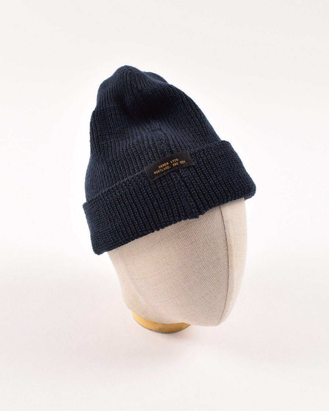 Wool Watch Cap Dark Navy