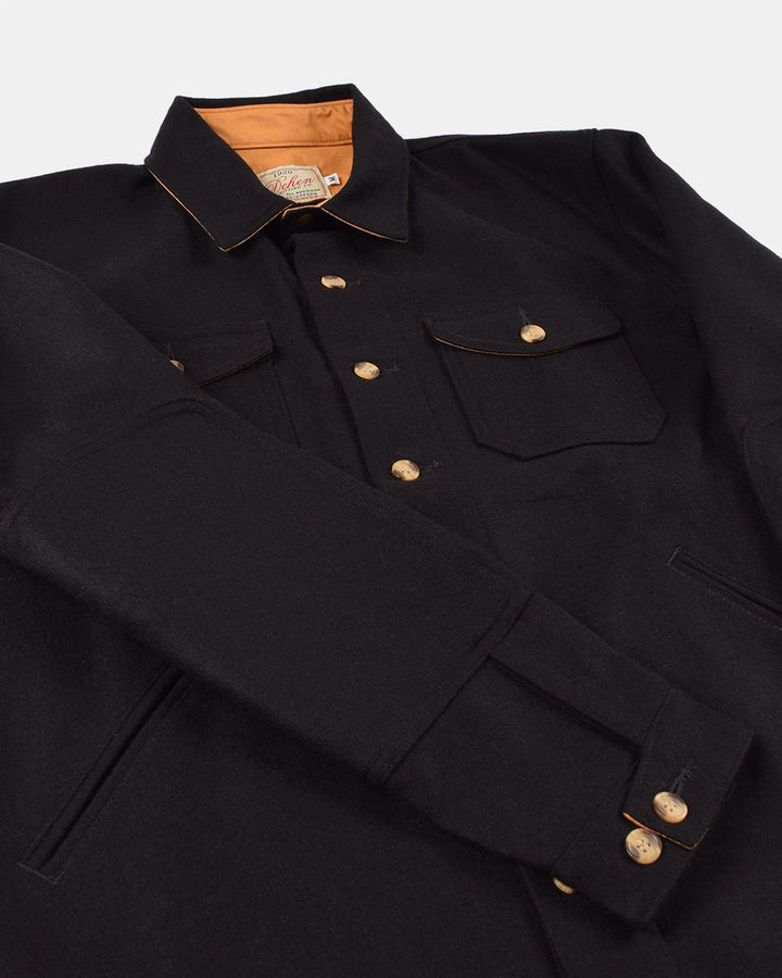 Crissman Overshirt Wool Black