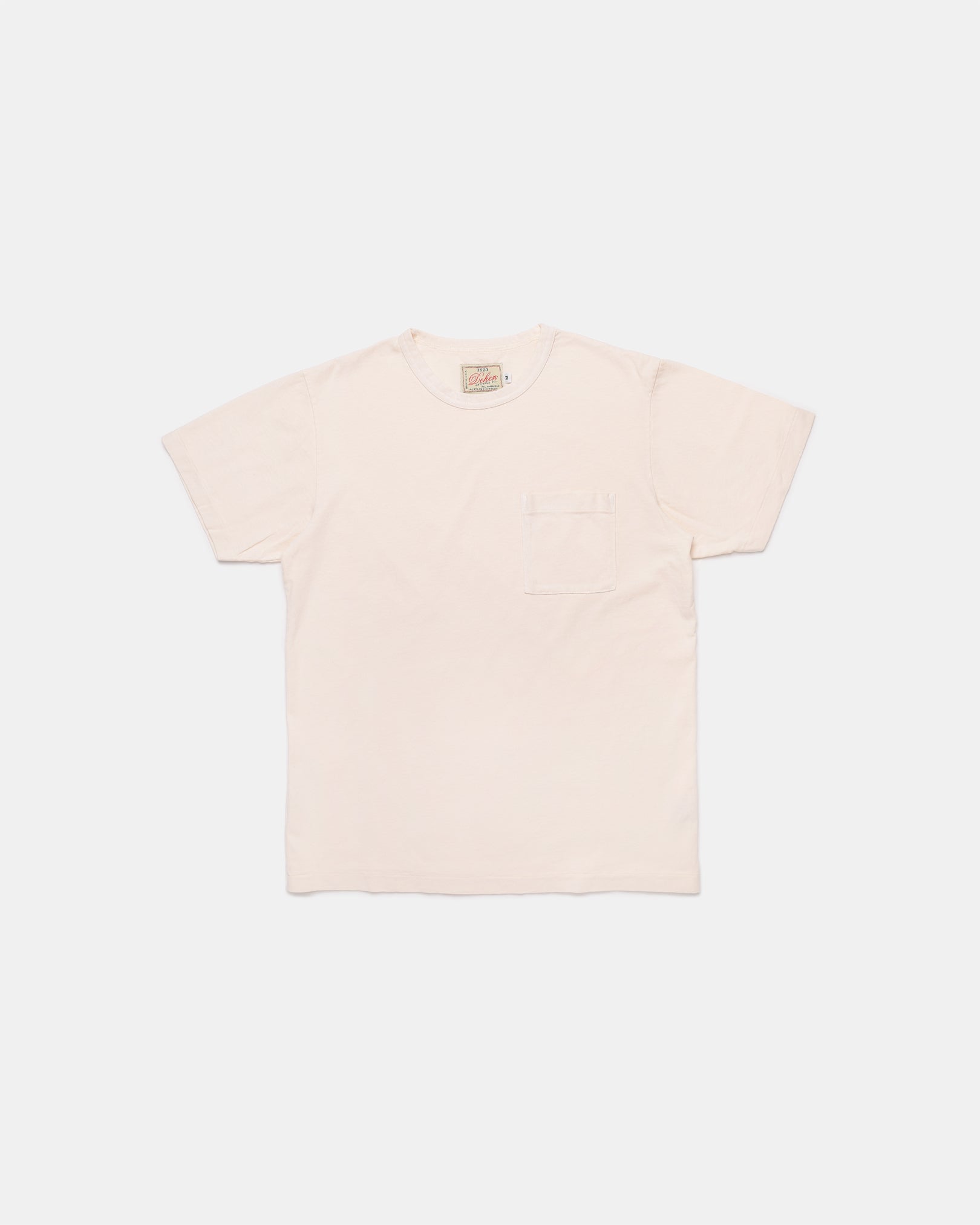 Heavy Duty Pocket Tee Natural