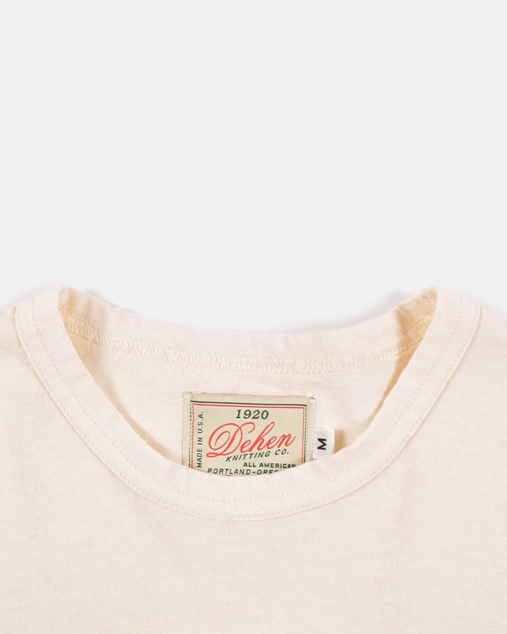 Heavy Duty Pocket Tee Natural