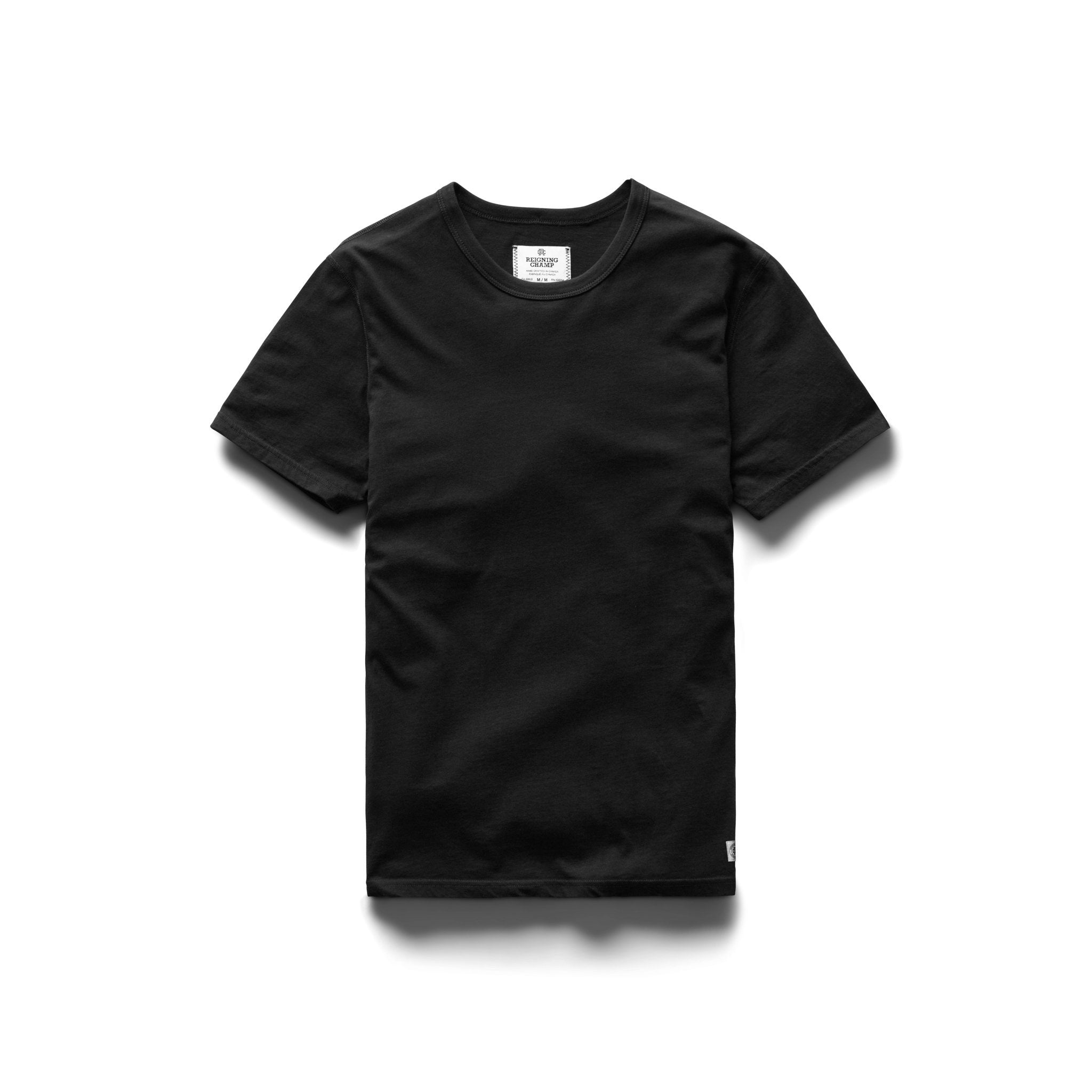 Cotton Jersey T-Shirt Black