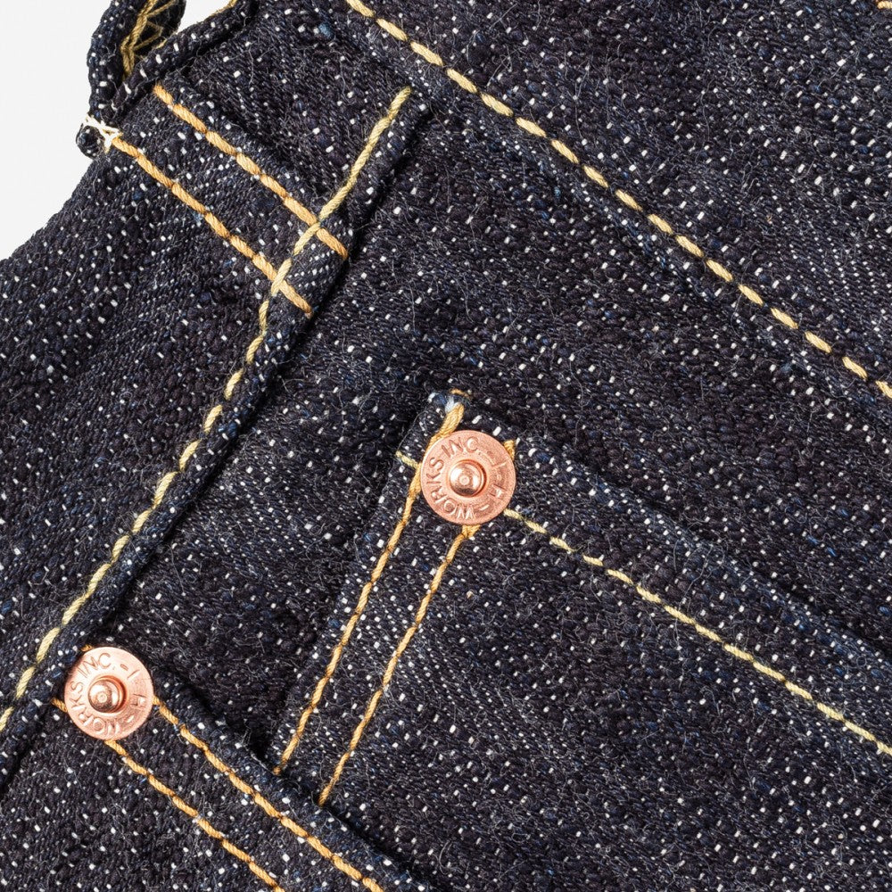 IH-888S-SLB 16oz Slubby Selvedge Denim Relaxed Taper Indigo