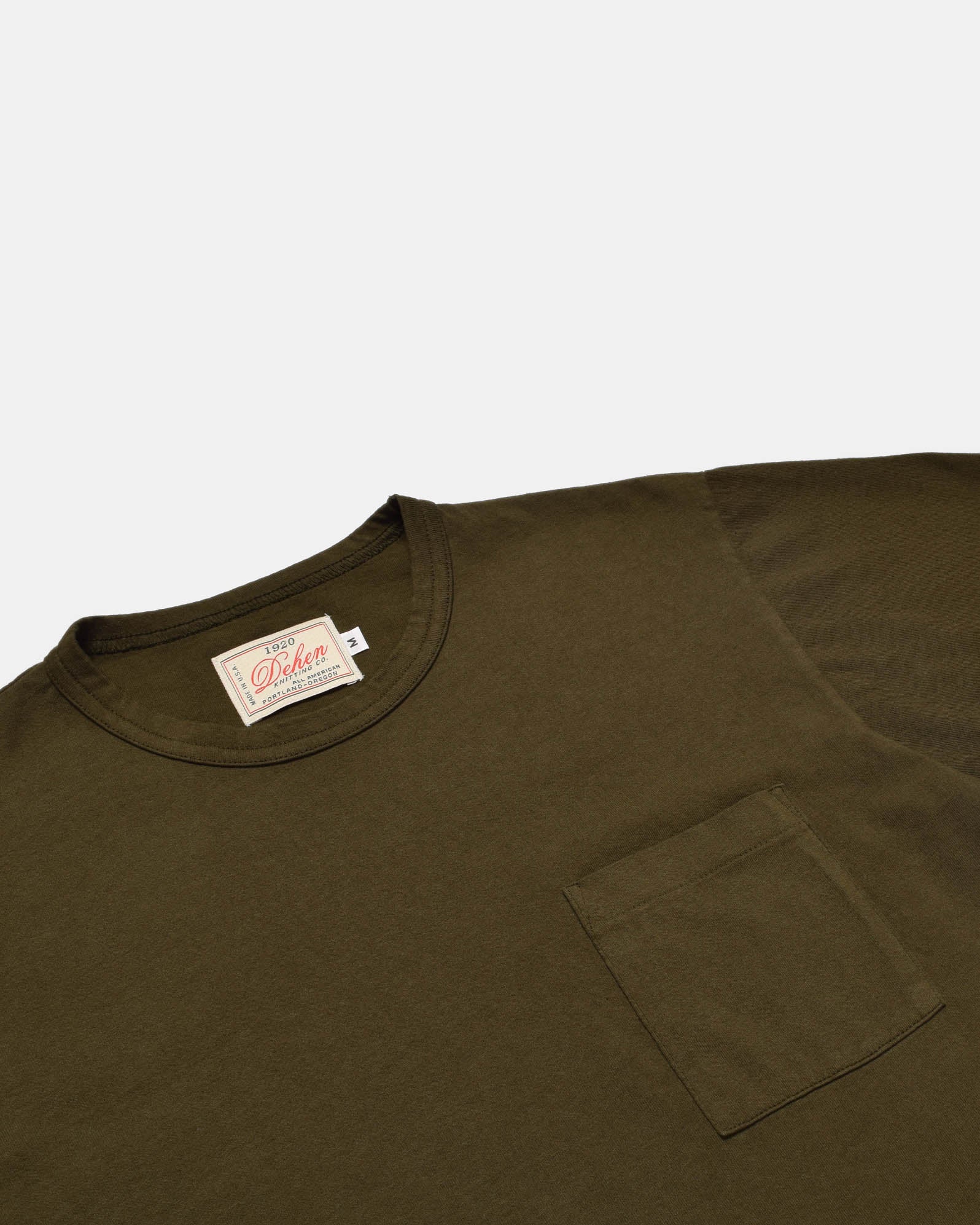 Heavy Duty Long Sleeve Pocket Tee Loden