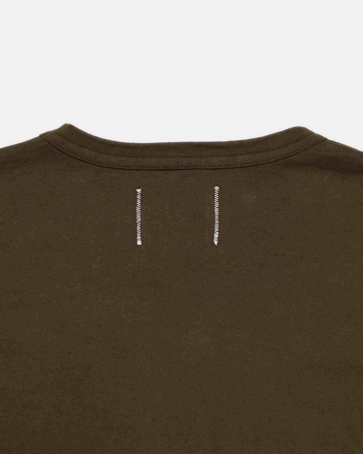 Heavy Duty Long Sleeve Pocket Tee Loden