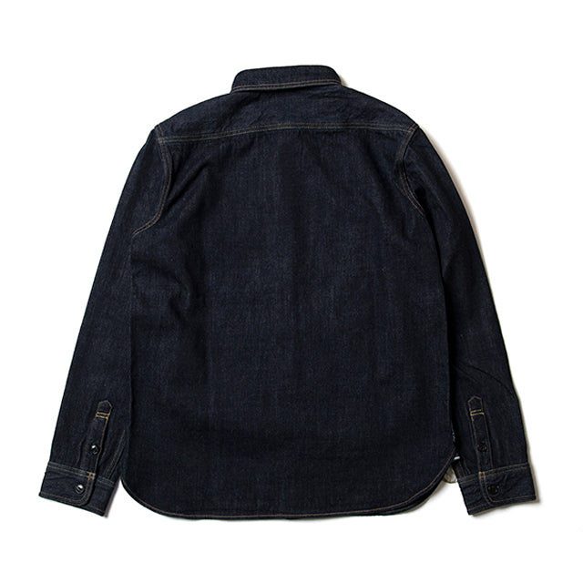 D5335S OW 14oz Selvedge Denim Work Shirt Indigo One Wash