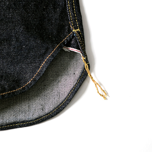 D5335S OW 14oz Selvedge Denim Work Shirt Indigo One Wash