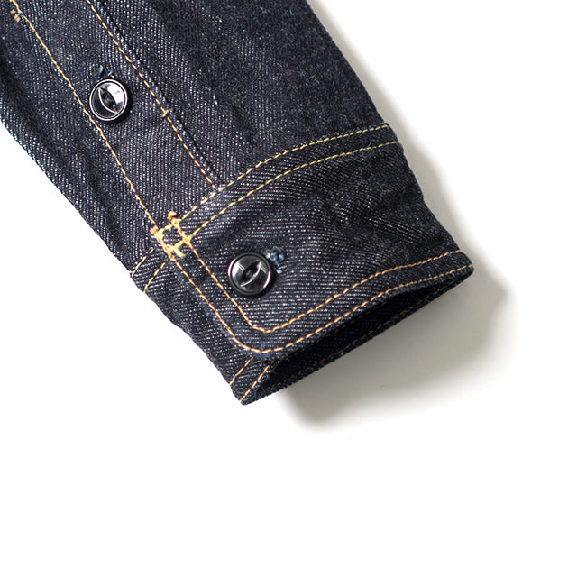 D5335S OW 14oz Selvedge Denim Work Shirt Indigo One Wash