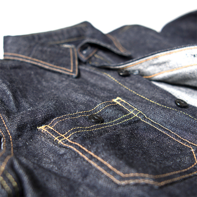 D5335S OW 14oz Selvedge Denim Work Shirt Indigo One Wash