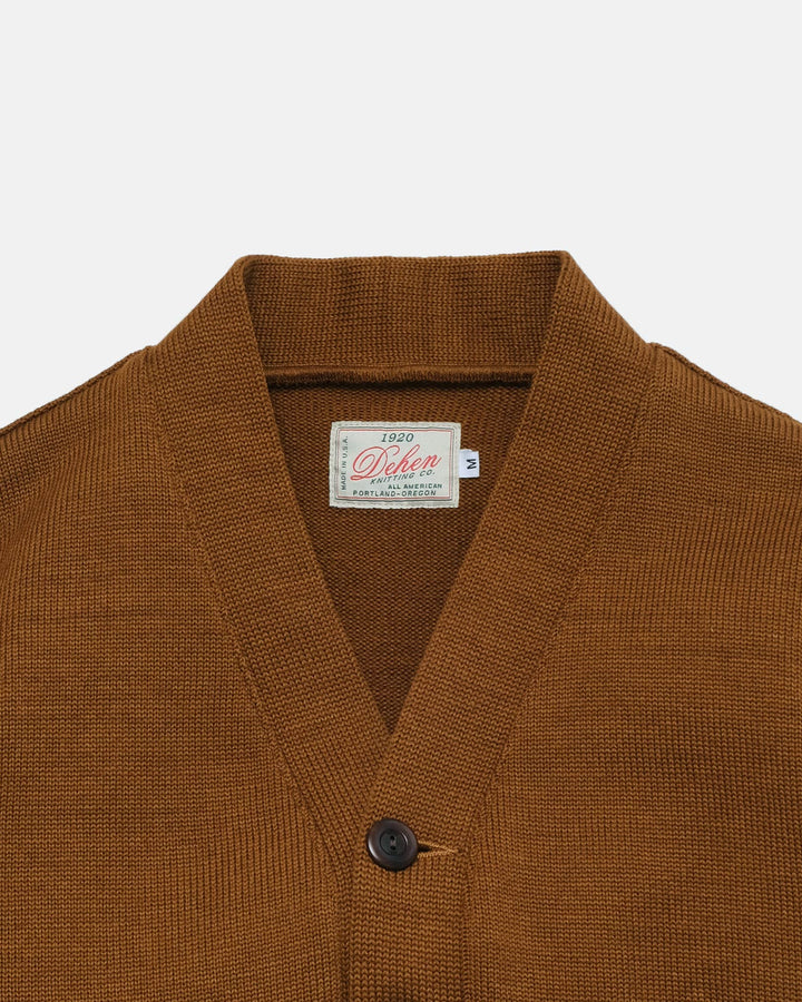 Classic Cardigan Sweater Whiskey
