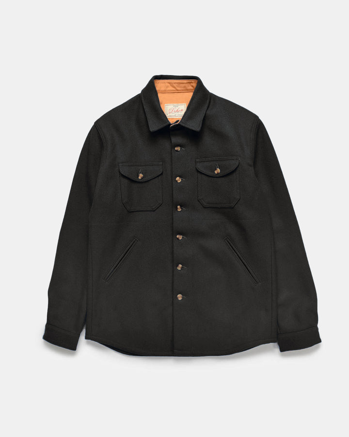 Crissman Overshirt Wool Black