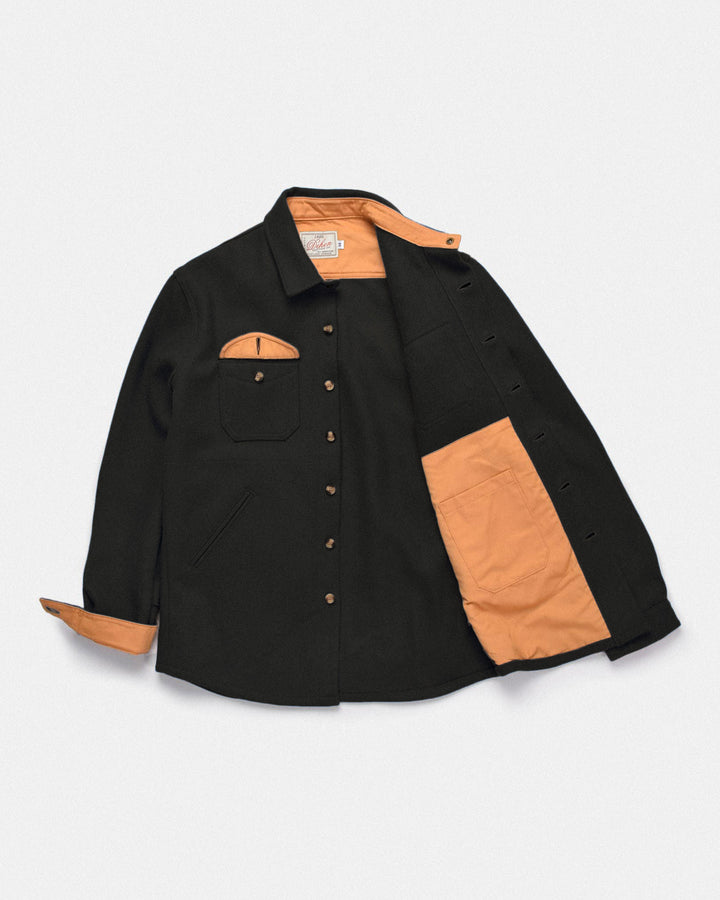 Crissman Overshirt Wool Black