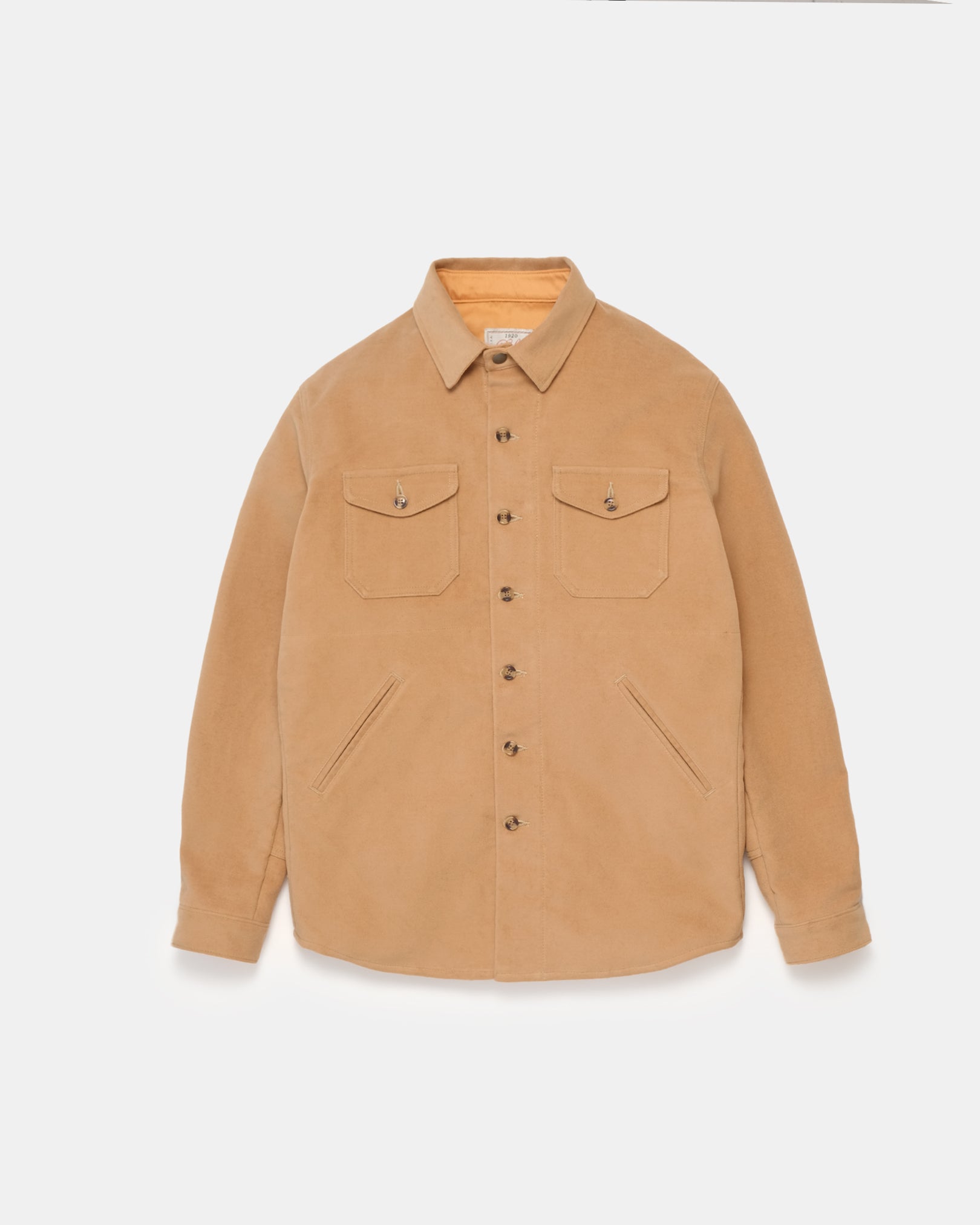 Crissman Overshirt Camel Moleskin