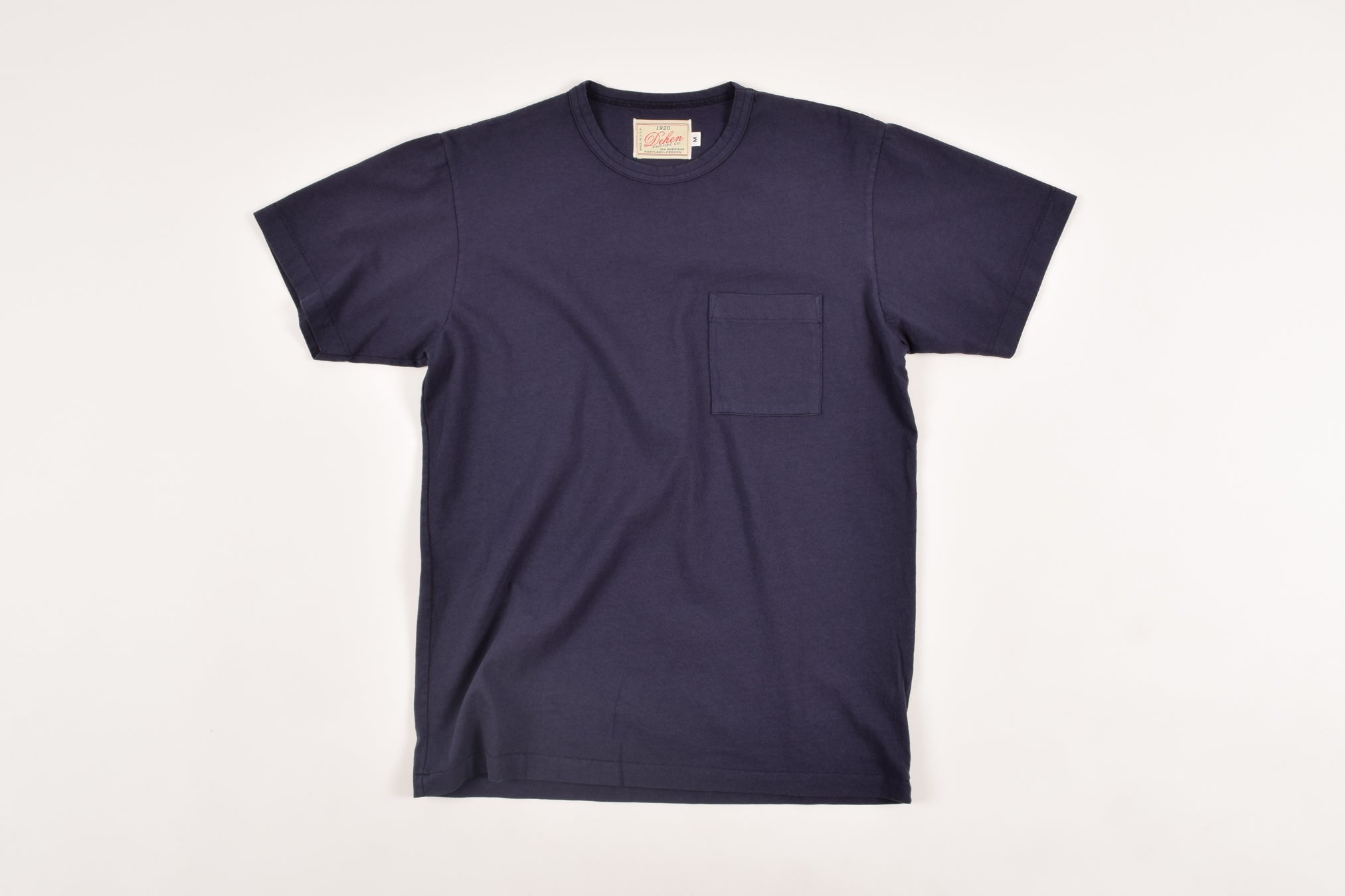 Single Pocket Tee Navy