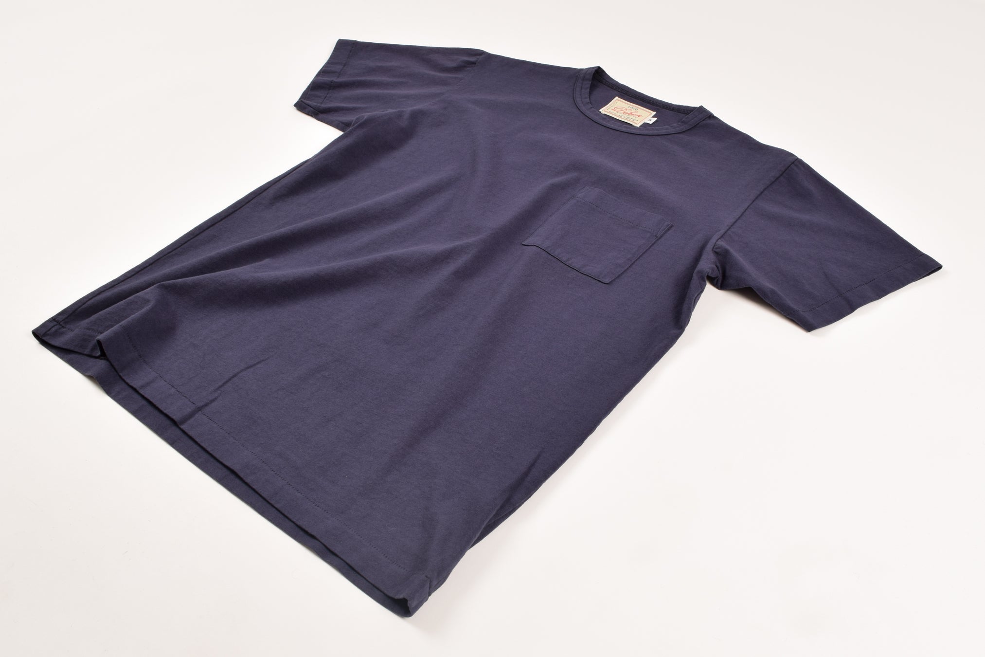 Single Pocket Tee Navy
