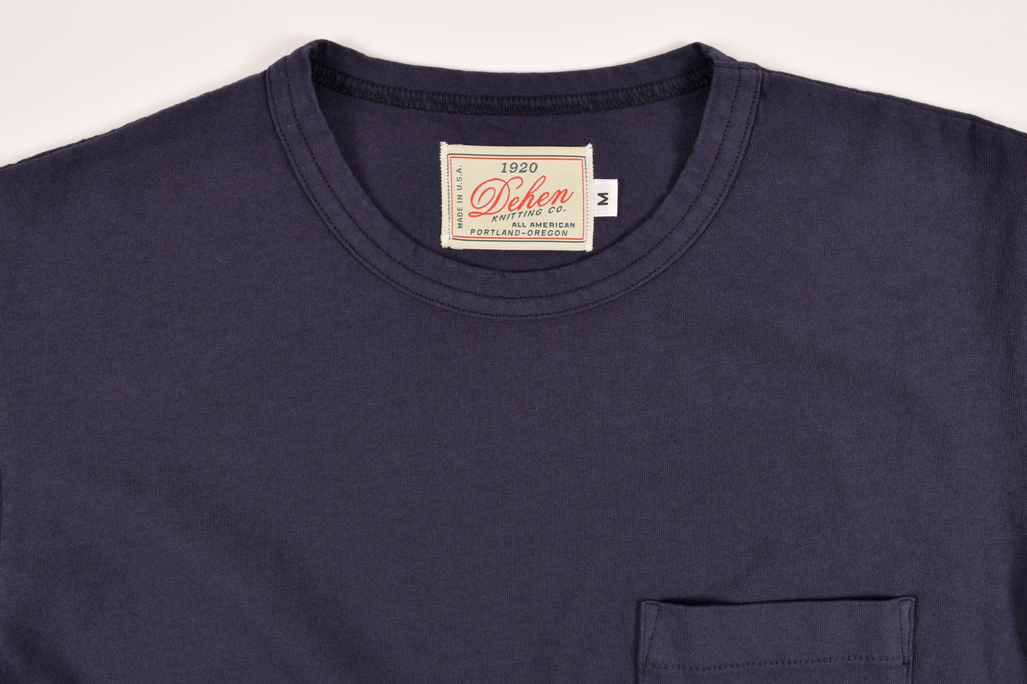 Single Pocket Tee Navy