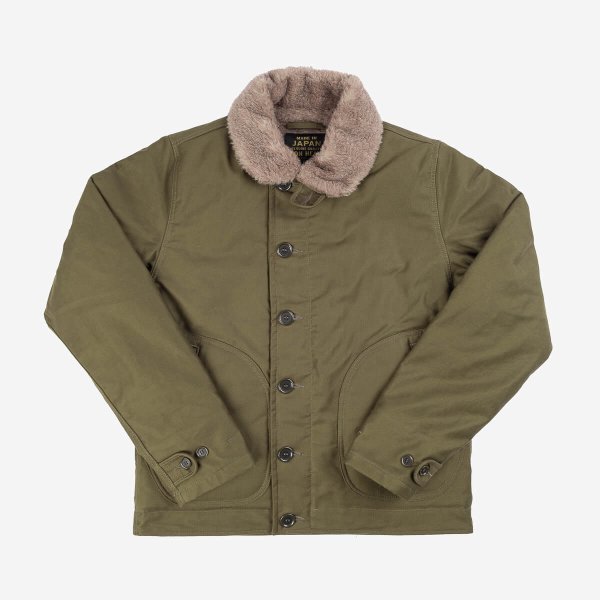 IHM-35-ODG Whipcord N1 Deck Jacket Olive Drab Green