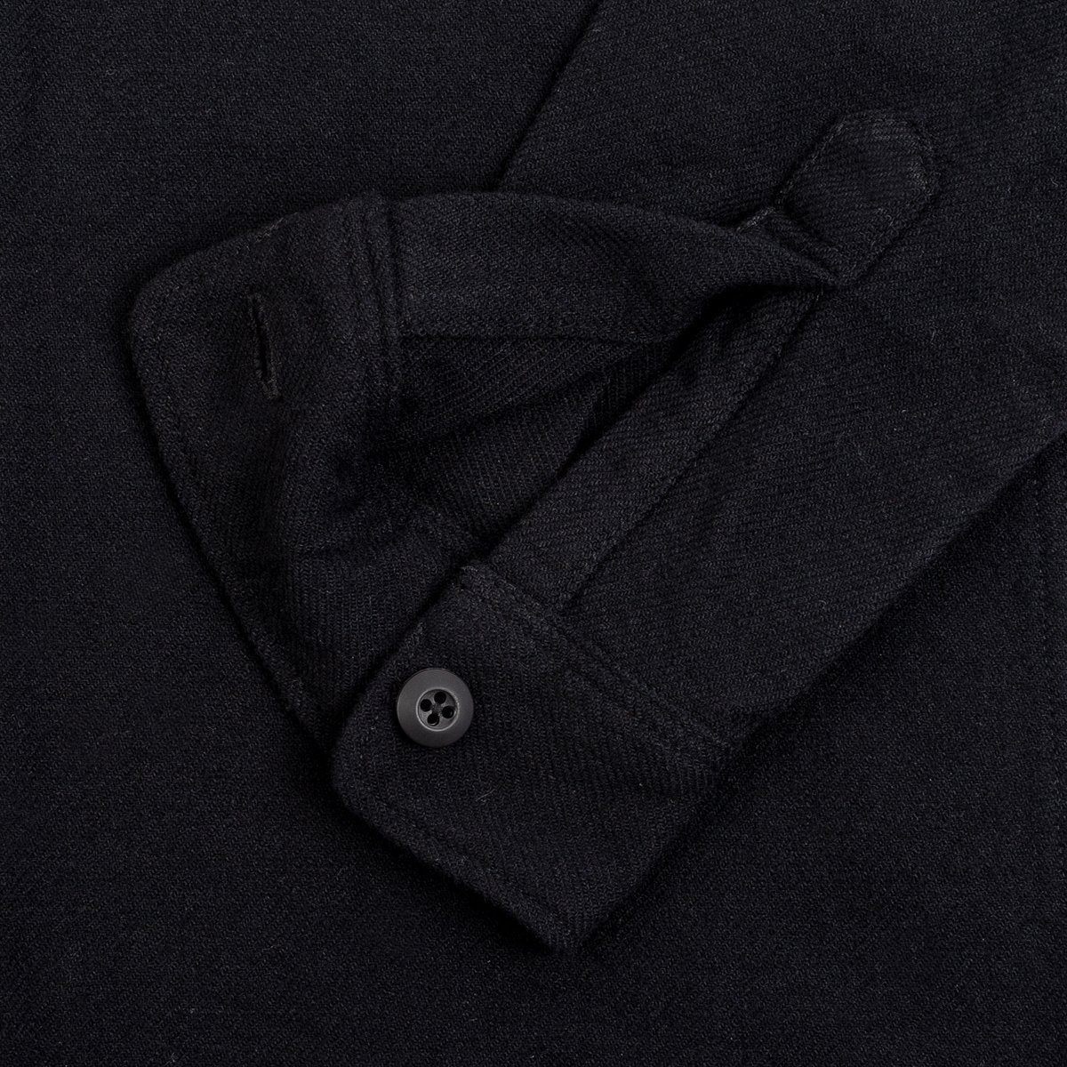 IHSH-346-BLK 10oz Recycled Nylon Mechanic Work Shirt Black
