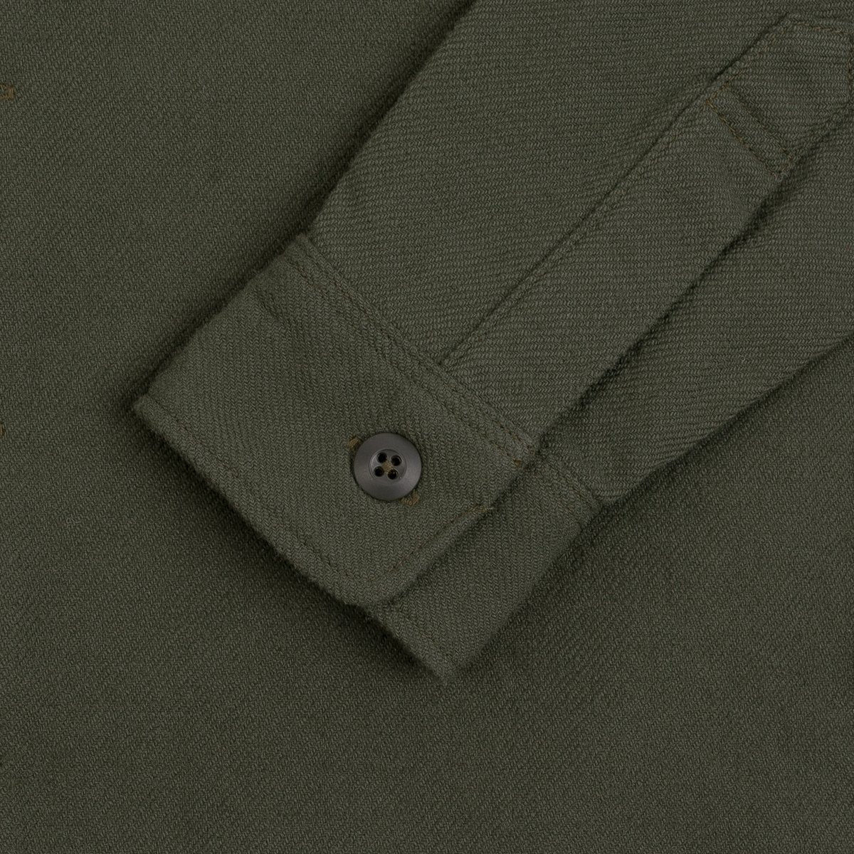 IHSH-346-ODG 10oz Recycled Nylon Mechanic Work Shirt Olive Green Drab