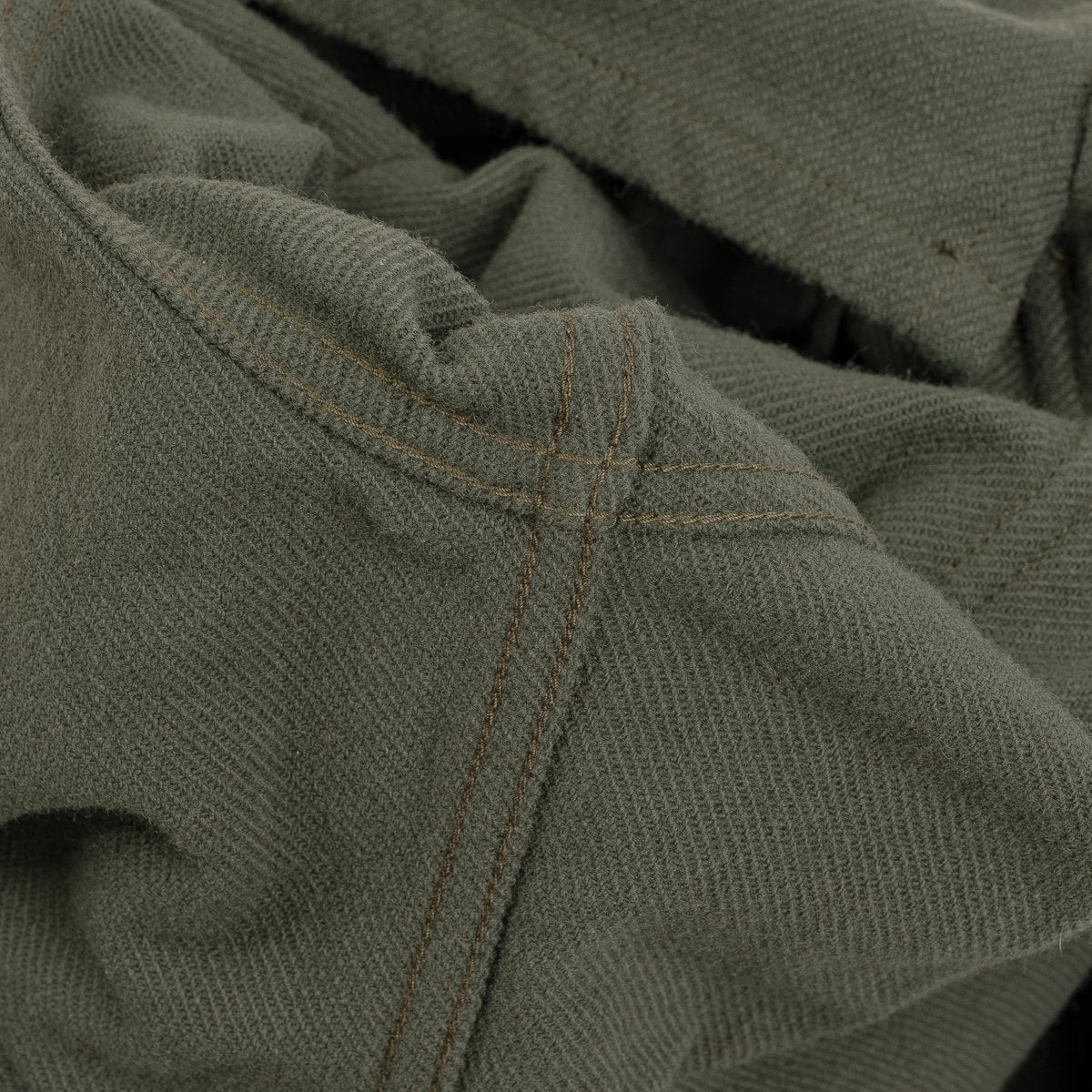 IHSH-346-ODG 10oz Recycled Nylon Mechanic Work Shirt Olive Green Drab