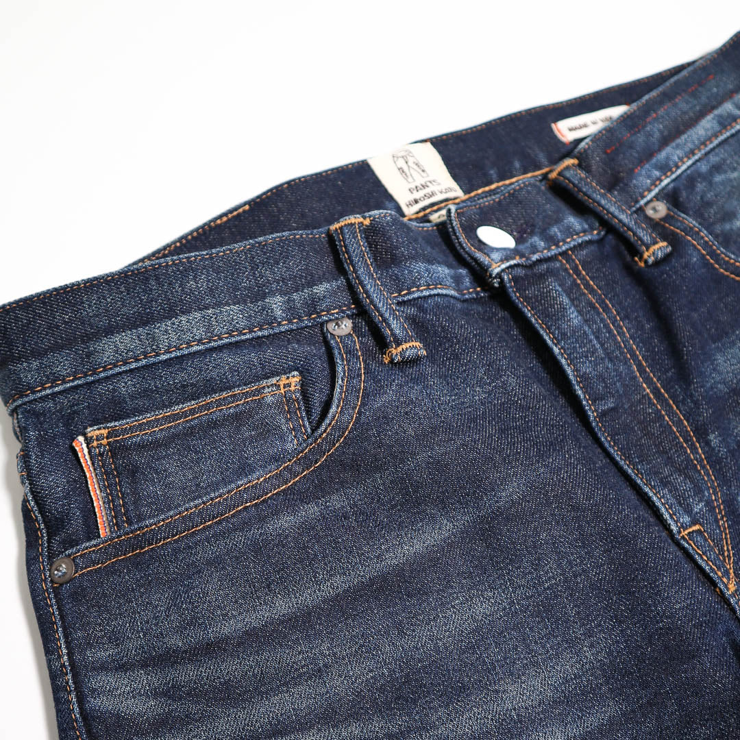 The Pen 14oz Jett Selvedge Denim