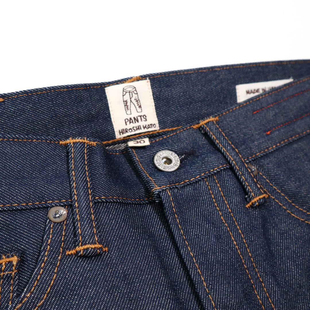 The Pen Slim 12.5oz Natural Slub Indigo Raw