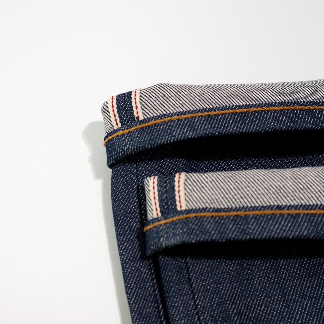 The Pen Slim 12.5oz Natural Slub Indigo Raw