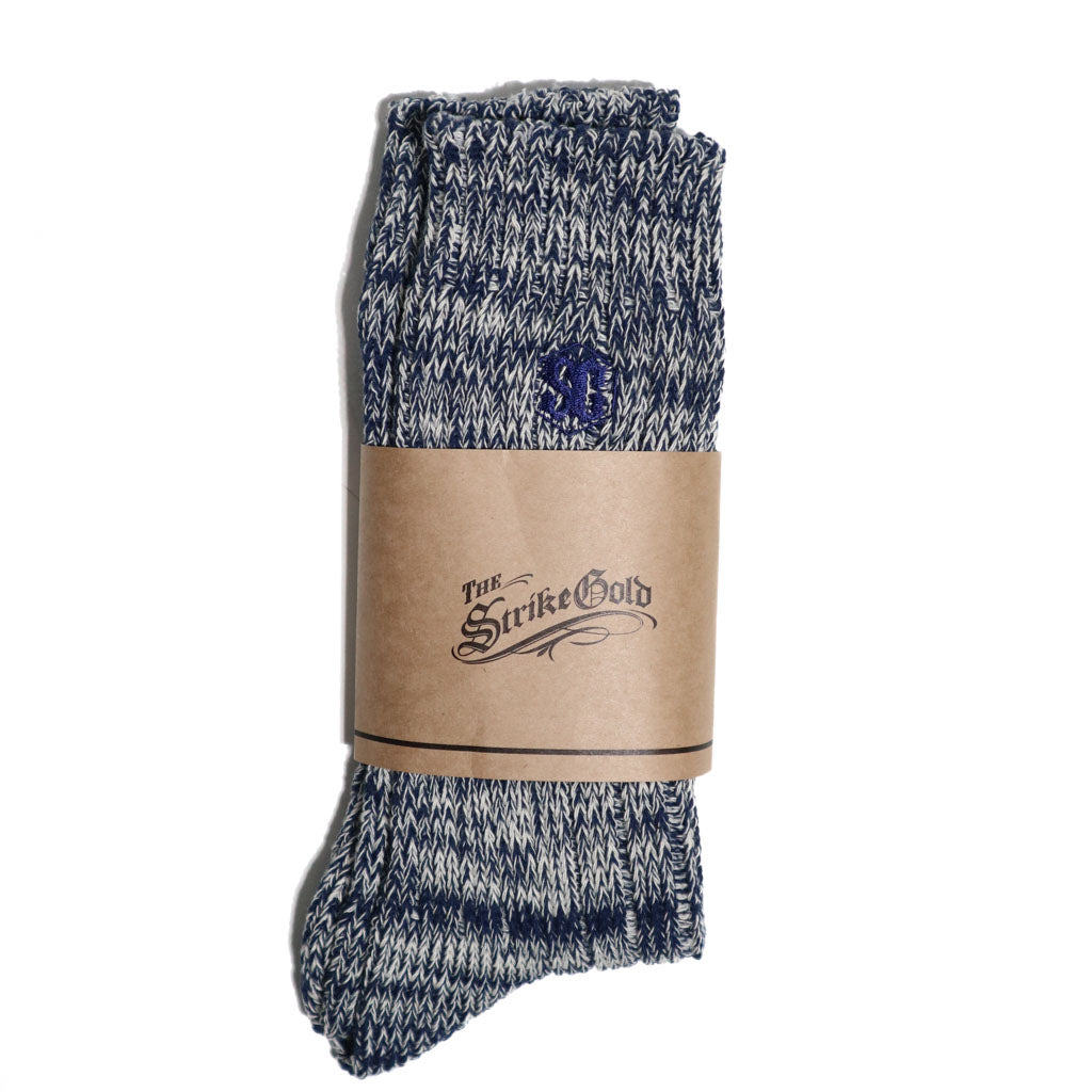 SGA2301 Remnant Yarn Socks Blue