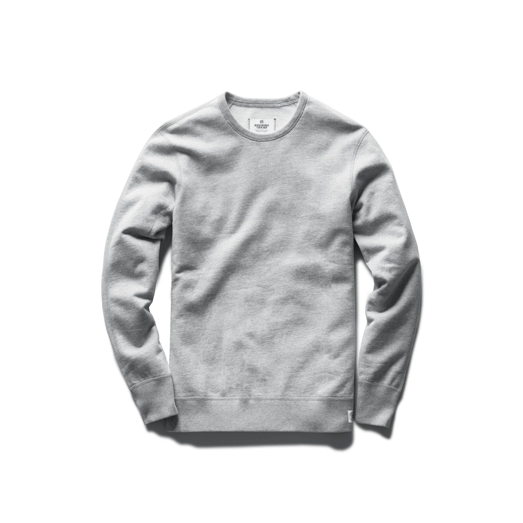Lightweight Terry Crewneck Heather Grey