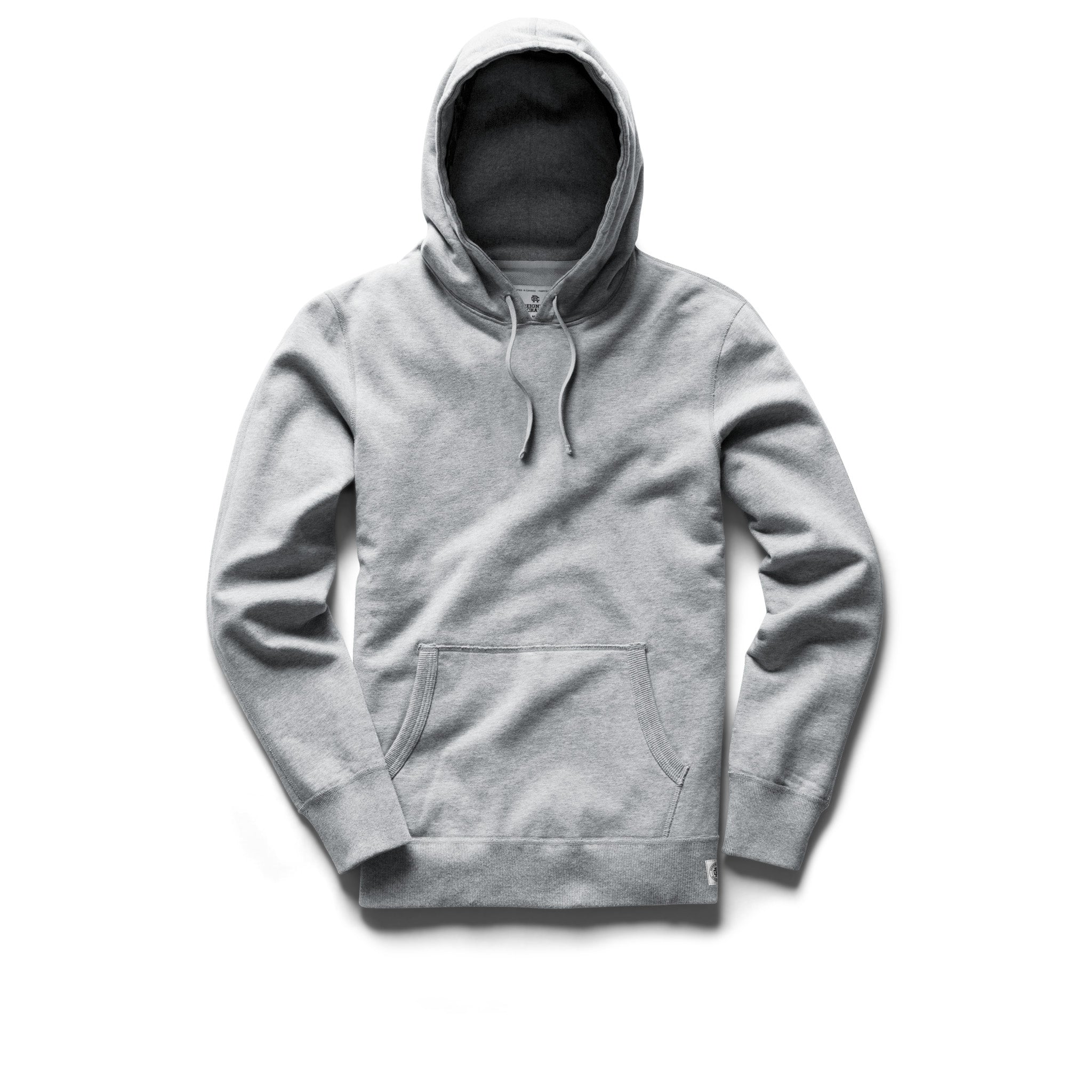 Lightweight Terry Pullover Hoodie Heather Grey
