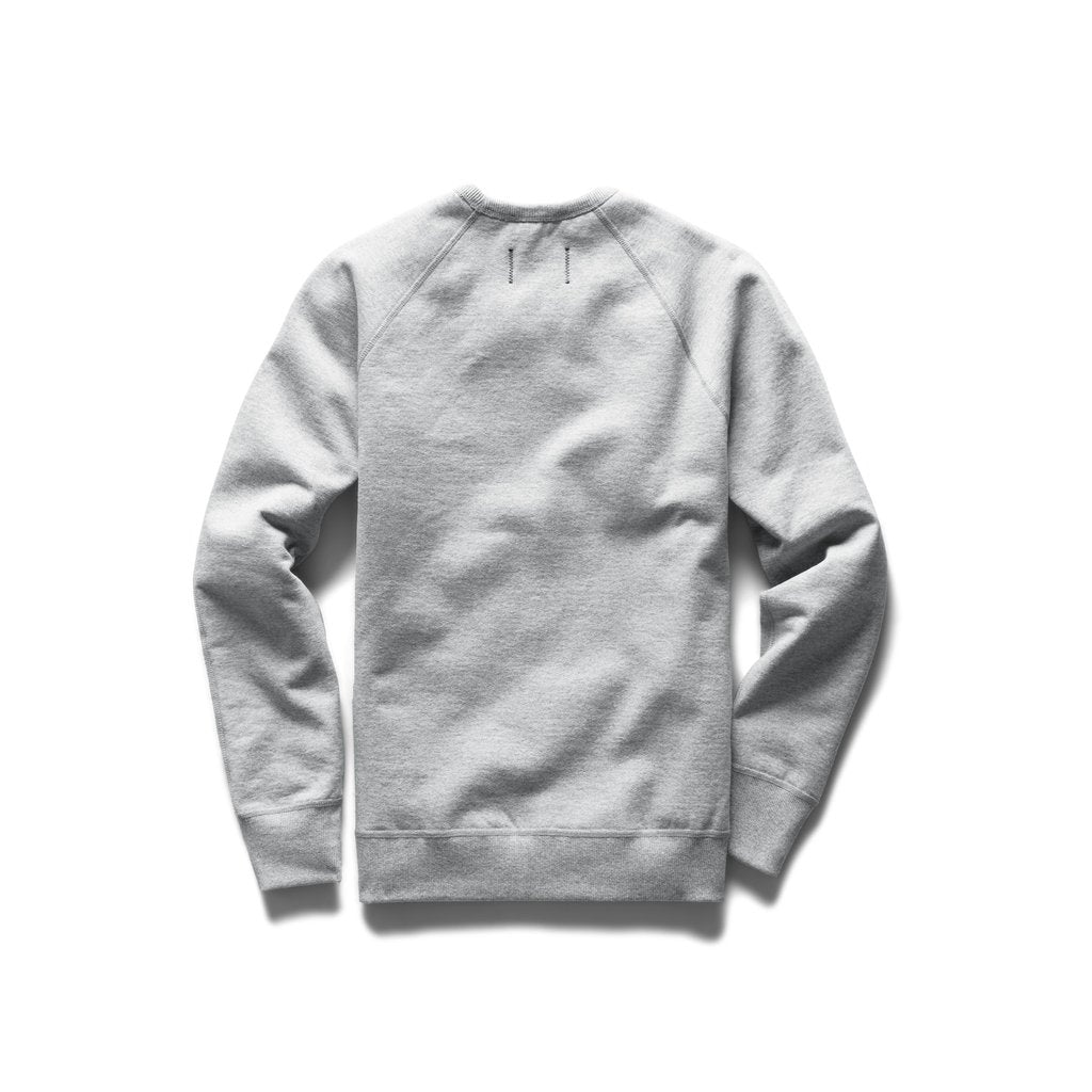 Midweight Terry Lockup Relaxed Crewneck Heather Grey