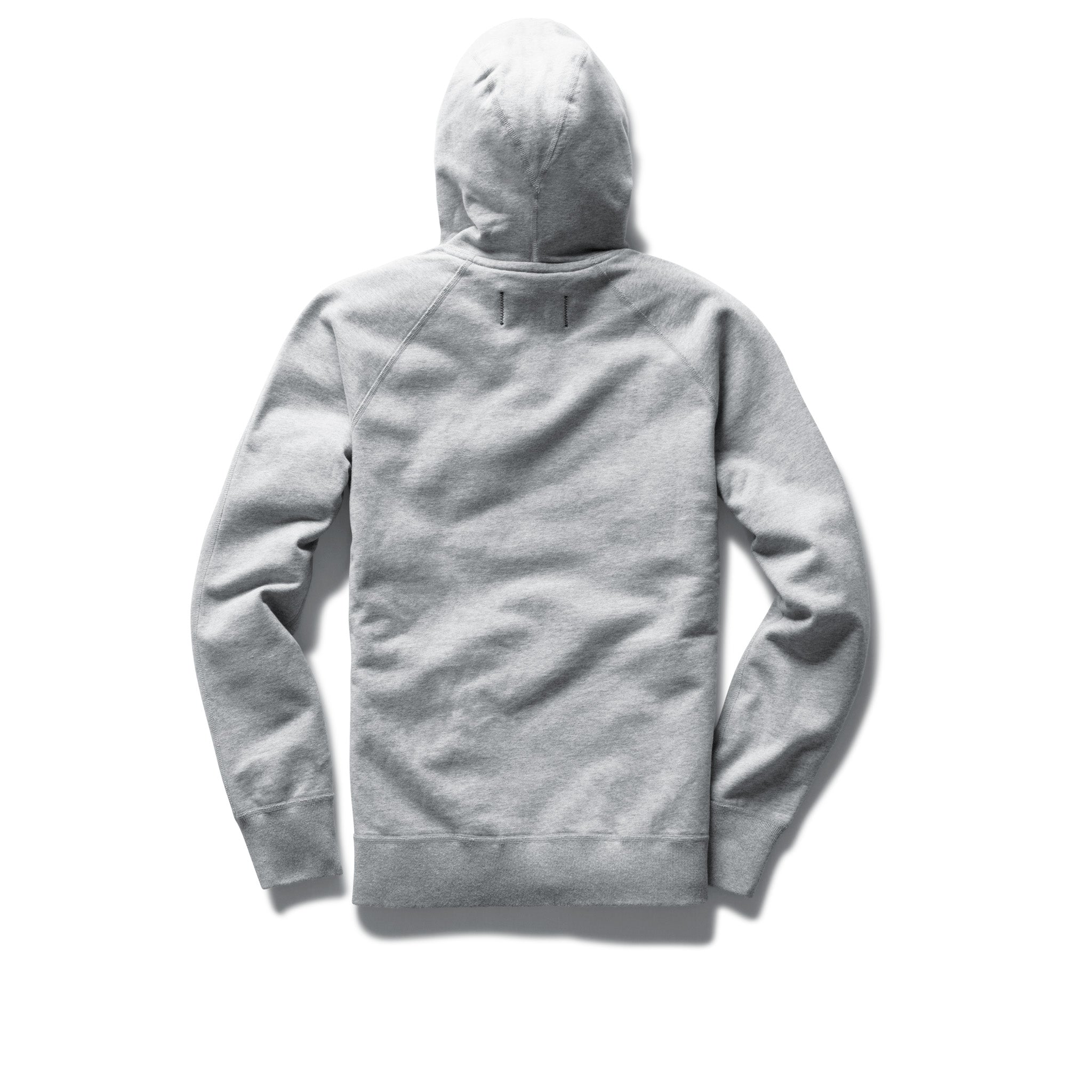 Lightweight Terry Pullover Hoodie Heather Grey