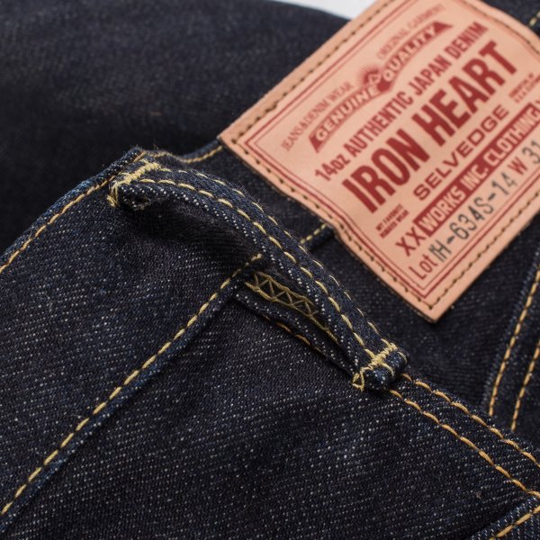 IH-634S-142 14oz Selvedge Denim Straight Cut Indigo