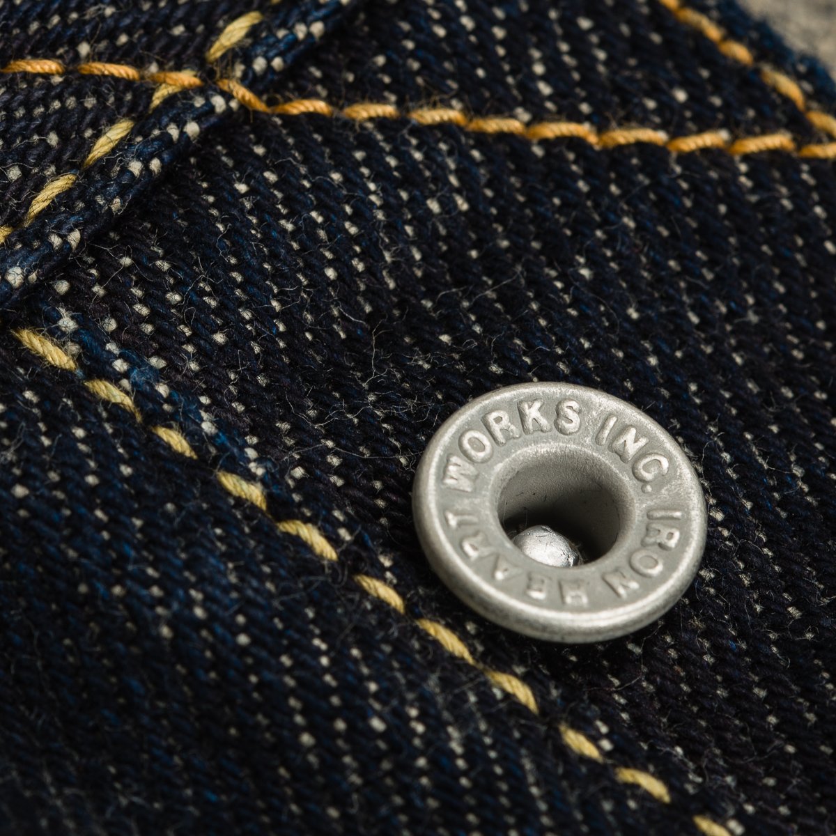 IH-666S-21 21oz Selvedge Denim Slim Straight Indigo