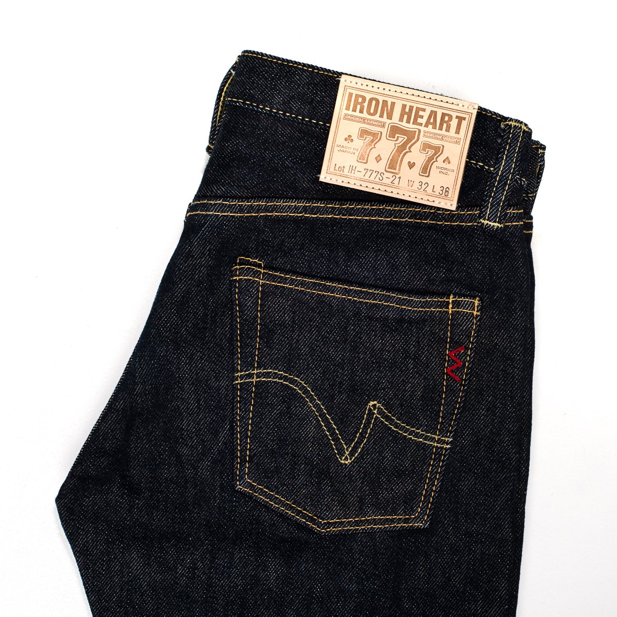 IH-777-21 21oz Selvedge Denim Slim Taper Indigo