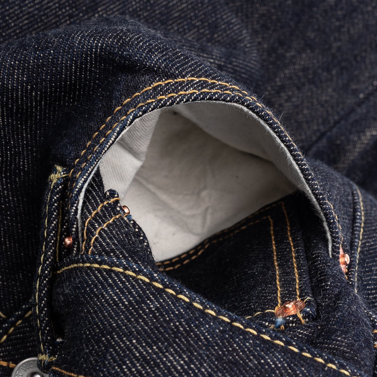 IH-888S-21 21oz Selvedge Denim Relaxed Taper Indigo