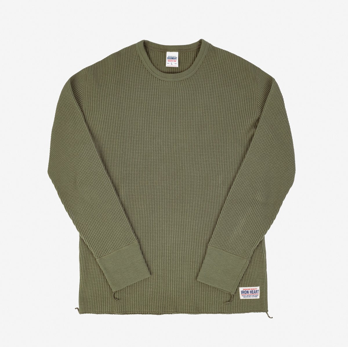 IHTL-1301-OLV Long Sleeve Thermal Crew Neck Olive