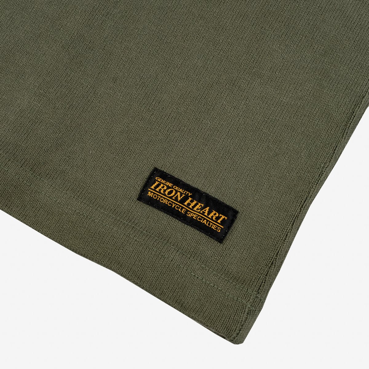 IHTL-1501-OLV 11oz Cotton Knit Crewneck Sweater Olive