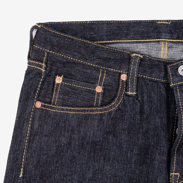 IH-666S-SLB 16oz Slubby Selvedge Denim Slim Straight Indigo