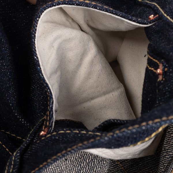 IH-888S-18 18oz Vintage Selvedge Denim Relaxed Taper Indigo
