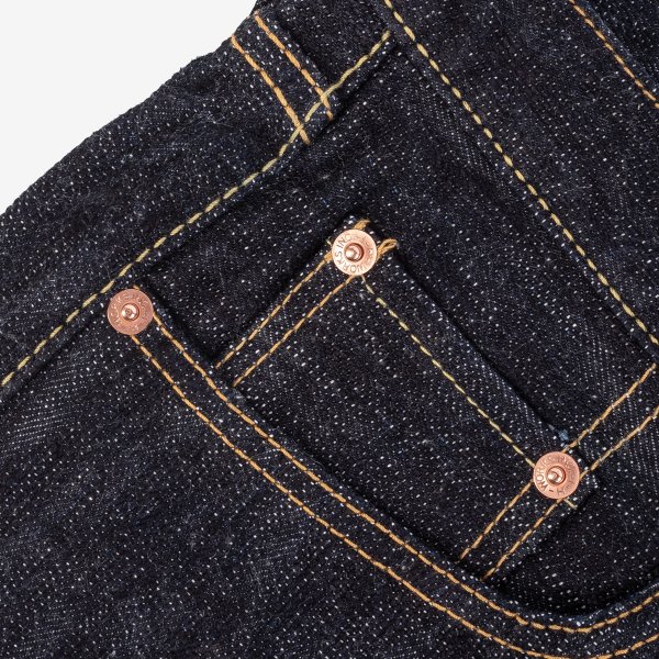 IH-666S-SLB 16oz Slubby Selvedge Denim Slim Straight Indigo