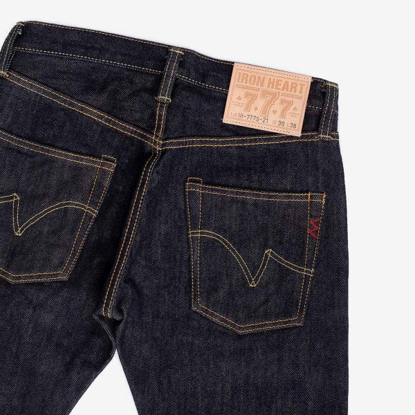 IH-777-21 21oz Selvedge Denim Slim Taper Indigo