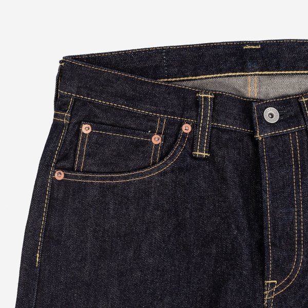 IH-666S-142 14oz Selvedge Denim Slim Straight Indigo